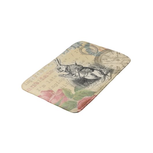 Alice im Wunderland Badematte (Schrägansicht)