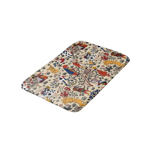 Alice im Wunderland Badematte (Schrägansicht)