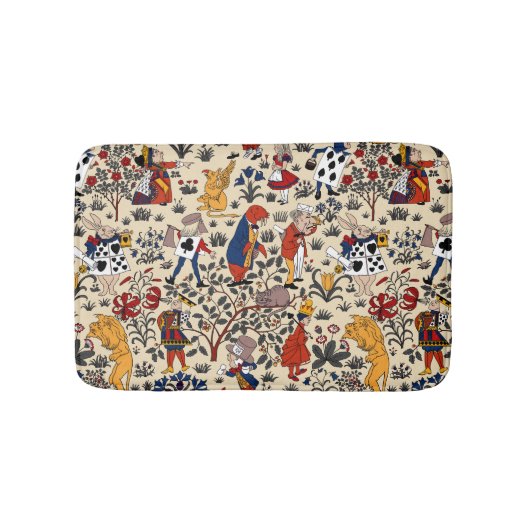 Alice im Wunderland Badematte (Vorderseite)