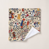 Alice im Wunderland Badhandtuch Set (Waschlappen)