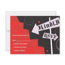 ALICE IM WUNDERLAND-Bat Mitzvah-Antwortkarte