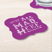 Alice im Wunderland Beer Mat / Untersetzer Mad Hat (angewinkelt)