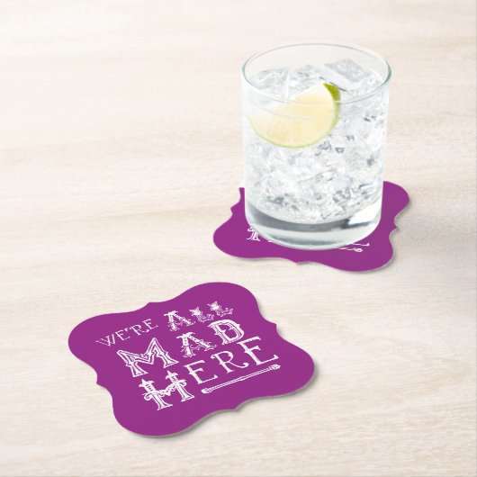 Alice im Wunderland Beer Mat / Untersetzer Mad Hat (Vor Ort)