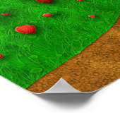 Alice im Wunderland - Beratung durch eine Raupe Poster (Ecke)