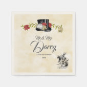 Alice im Wunderland beseitigt Neapel Serviette (Vorderseite)