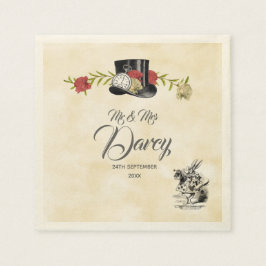 Alice im Wunderland beseitigt Neapel Serviette