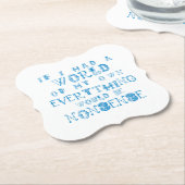 Alice im Wunderland Biermatte / Untersetzer (angewinkelt)