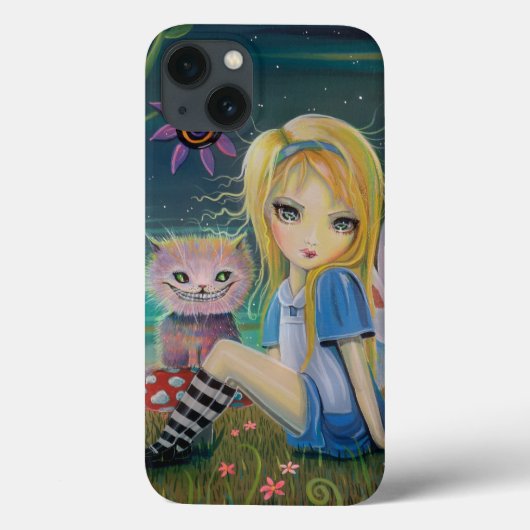 Alice im Wunderland Big Eye Fantasy Fairytale Kuns Case-Mate iPhone Hülle (Rückseite)