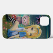 Alice im Wunderland Big Eye Fantasy Fairytale Kuns Case-Mate iPhone Hülle (Rückseite (Horizontal))