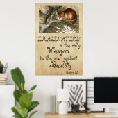 Alice im Wunderland - BILDUNG CAT 1865 Poster (Heimbüro)