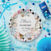 Alice im Wunderland Birthday High Tee Party Pappteller (Party)