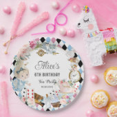 Alice im Wunderland Birthday High Tee Party Pappteller (Party)