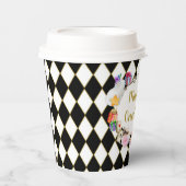 Alice im Wunderland Birthday Onederland Pappbecher (Vorderseite)