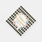 Alice im Wunderland Birthday Onederland Serviette (Ecke)