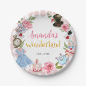 Alice im Wunderland Birthday Paper Teller (Vorderseite)