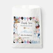 Alice im Wunderland Birthday Tea Party Geschenktütchen (Vorderseite)