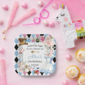 Alice im Wunderland Birthday Tea Party Pappteller (Party)