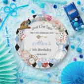 Alice im Wunderland Birthday Tea Party Pappteller (Party)