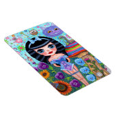 Alice im Wunderland Black Hair Cheshire Katzenkatz Magnet (Rechte Seite)