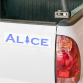 Alice im Wunderland-Blau Autoaufkleber (Auf Lkw)