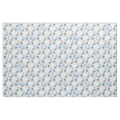 Alice im Wunderland-blaues Blumengewebe Stoff (Fat Quarter (45,7 x 55,9 cm))