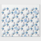 Alice im Wunderland-blaues Geschenkpapier (Flach)