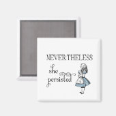 Alice im Wunderland bleibt dennoch Magnet (Vorderseite/Rückseite)