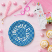 Alice im Wunderland - Blue Paper Tellers Curiouser Pappteller (Party)