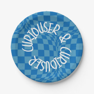 Alice im Wunderland - Blue Paper Tellers Curiouser Pappteller