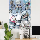 Alice im Wunderland Blue Poster (Heimbüro)