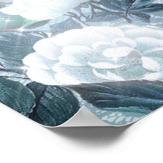 Alice im Wunderland Blue Poster (Ecke)