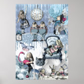 Alice im Wunderland Blue Poster (Vorne)