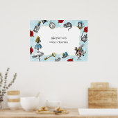 Alice im Wunderland Blue Poster (Küche)