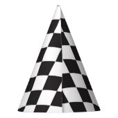 Alice im Wunderland Blume Rahmen 1. Geburtstag Partyhütchen (Rückseite)