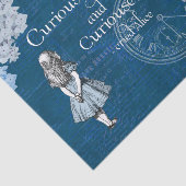 Alice im Wunderland Blumenzellenpapier Seidenpapier (Ausschnitt)