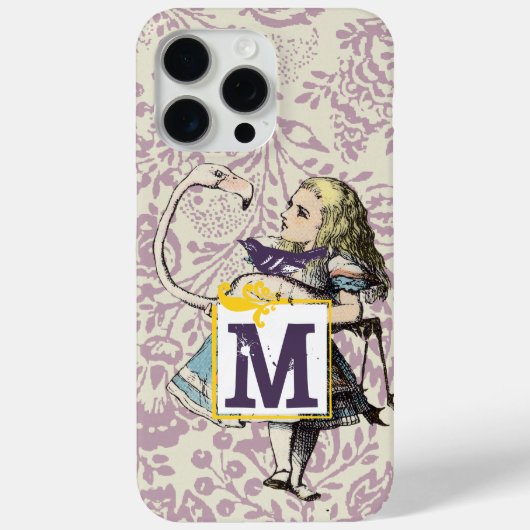 Alice im Wunderland Blush Pink Flamingo Case-Mate iPhone Hülle (Rückseite)