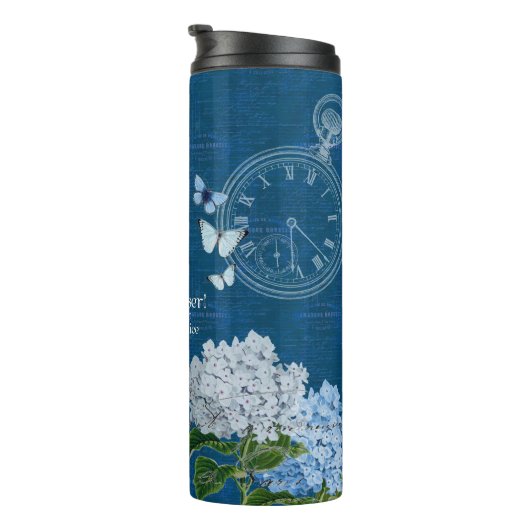 Alice im Wunderland Bluthochblauer Trübler Thermosbecher (Nach rechts gedreht)