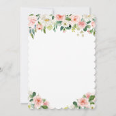 Alice im Wunderland Brautdusche Einladung (Rückseite)