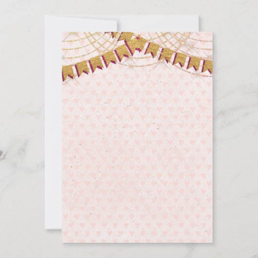 Alice im Wunderland Brautparty Einladung (Rückseite)