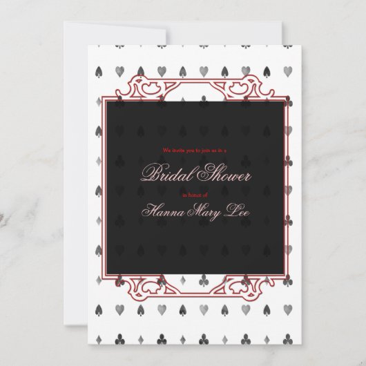 Alice im Wunderland-Brautparty-Einladung Einladung (Vorderseite)