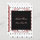 Alice im Wunderland-Brautparty-Einladung Einladung (Vorne/Hinten)