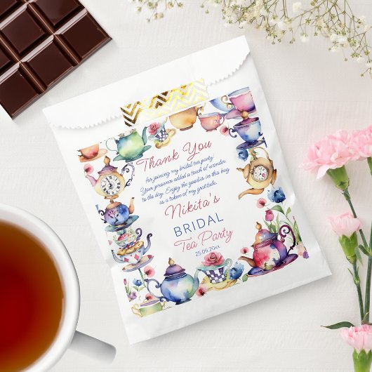 Alice im Wunderland Brautparty Tee Gastgeschenke Geschenktütchen