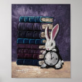 Alice im Wunderland Bücher Farben Kunst und Kunst Poster (Vorne)