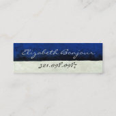 Alice im Wunderland ~ Business & Calling Card Telefonnummerkarte (Rückseite)