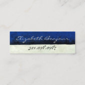 Alice im Wunderland ~ Business & Calling Card Telefonnummerkarte (Rückseite)