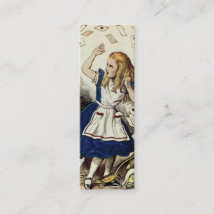 Alice im Wunderland ~ Business & Calling Card Telefonnummerkarte