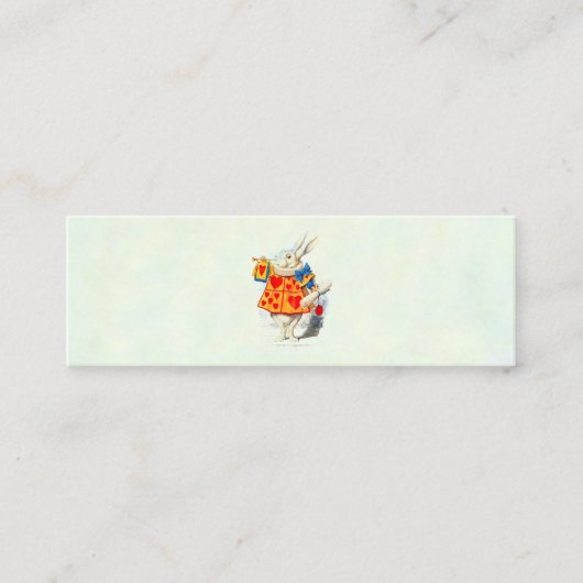 Alice im Wunderland ~ Business & Calling Card Telefonnummerkarte (Vorderseite)