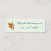 Alice im Wunderland ~ Business & Calling Card Telefonnummerkarte (Rückseite)