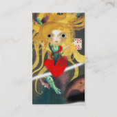 Alice im Wunderland Business Cards Visitenkarte (Rückseite)