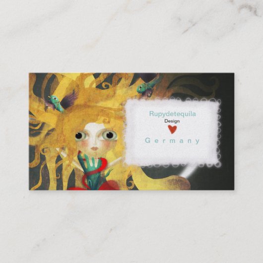 Alice im Wunderland Business Cards Visitenkarte (Vorderseite)